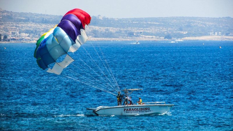 parasailing