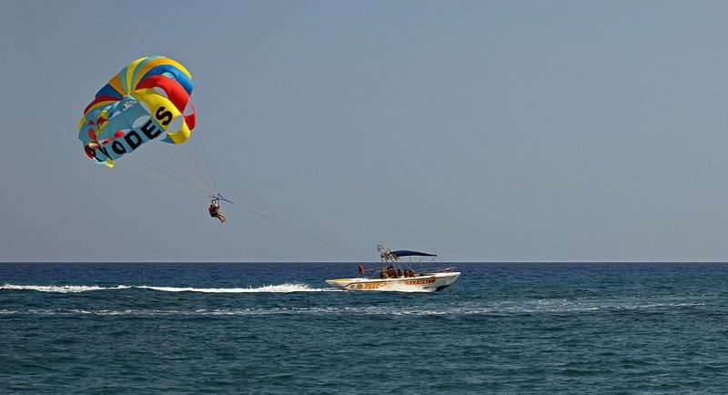 parasailing