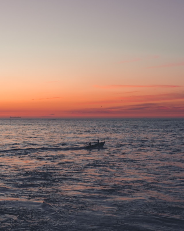 Sunset fishing trip