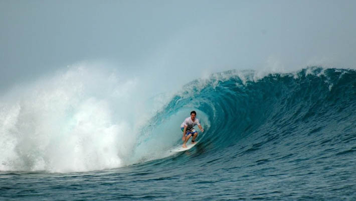 Surfing at Kandooma